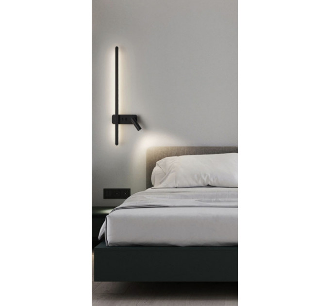 Бра LED 28057 Чорний 9х16х60 см.