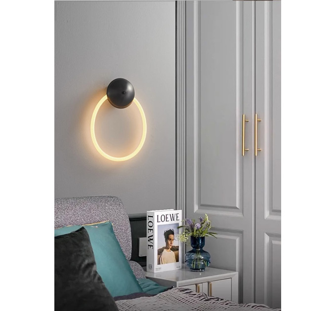 Бра LED 27389 Чорний 10х28х35 см.