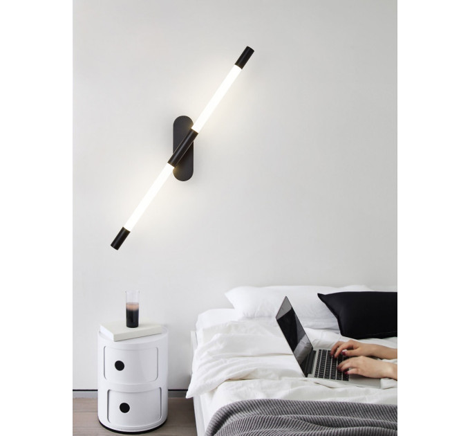 Бра LED 27032 Черный 7х5х60 см.