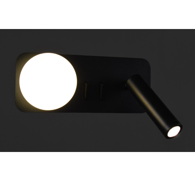 Бра LED 28246 Чорний 9х8х20 см.