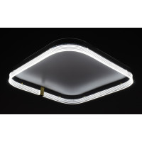 Люстра світлодіодна стельова LED світильник для квартири на стелю лед 27891 Білий 8х50х50 см.
