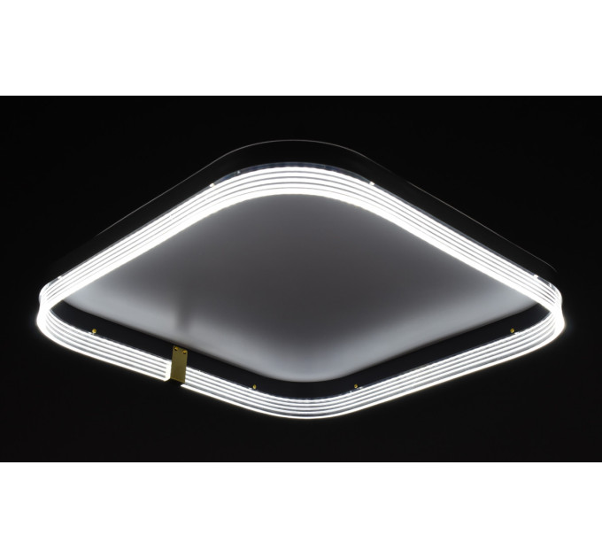 Люстра светодиодная потолочная LED светильник для квартиры на потолок лэд 27891 Белый 8х50х50 см.