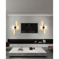 Бра LED 27648 Черный 7х15х60 см.