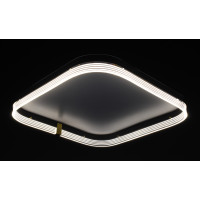 Люстра світлодіодна стельова LED світильник для квартири на стелю лед 27891 Білий 8х50х50 см.