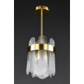 Люстра потолочная на 5 лампочек 27401 Латунь 35-70х20х20 см.