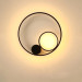 Бра LED 27127 Черный 4х45х45 см.