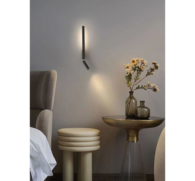 Бра LED 27007 Черный 43х5х9 см.