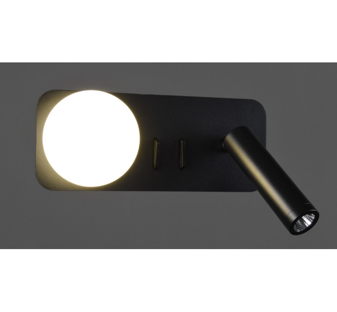 Бра LED 28246 Чорний 9х8х20 см.