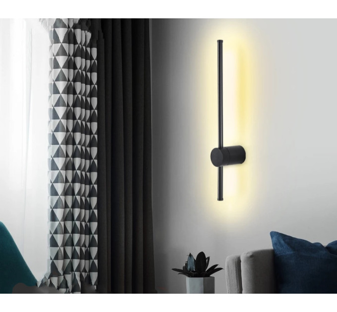 Бра LED 26256 Чорний 11х6х62 см.