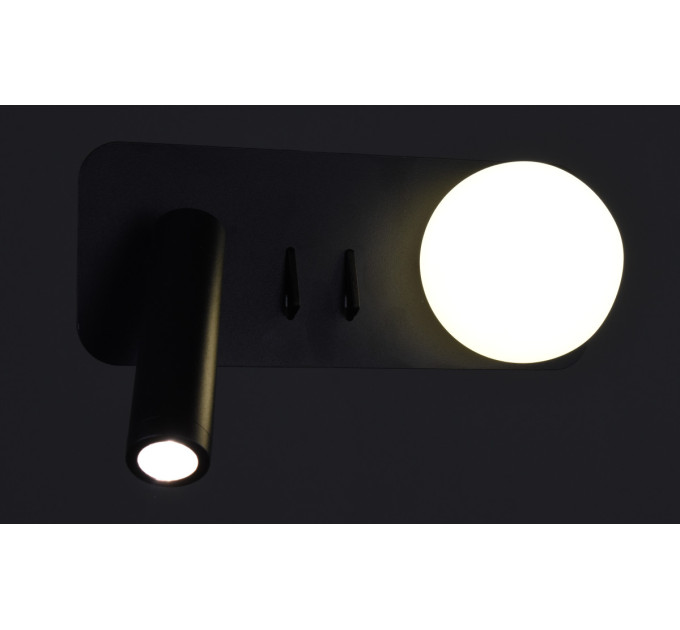 Бра LED 28247 Чорний 9х8х20 см.
