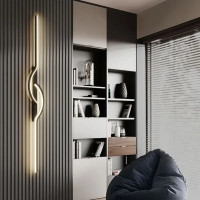 Бра LED 27379 Черный 6х15х80 см.