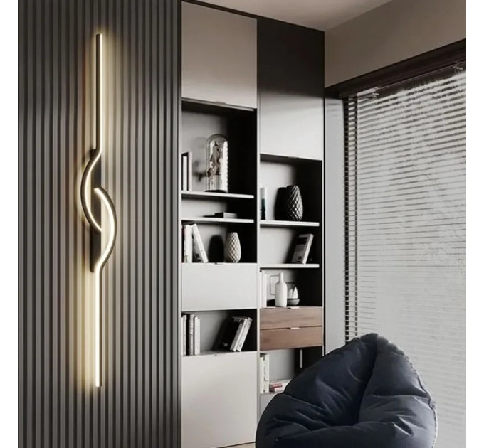 Бра LED 27379 Черный 6х15х80 см.