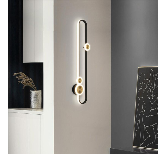 Бра LED 26584 Черный 6х16х60 см.