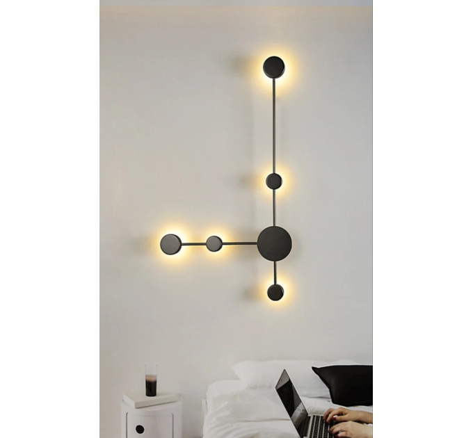 Бра LED 27651 Черный 7х47х75 см.