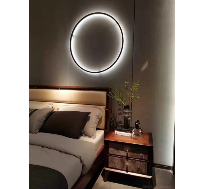 Бра LED 27547 Чорний 5х30х30 см.