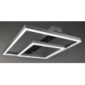 Люстра світлодіодна стельова LED світильник для квартири на стелю лед 28005 Чорний 12х50х50 см.