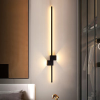 Бра LED 27375 Черный 6х15х60 см.