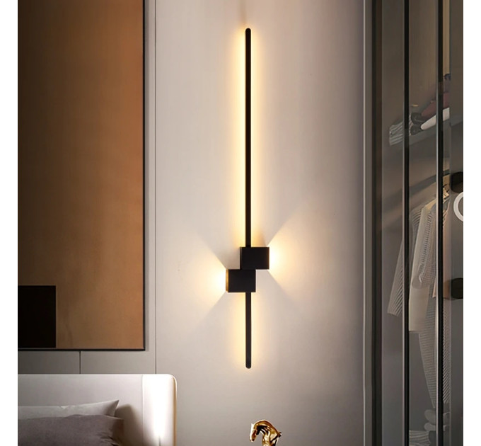 Бра LED 27375 Черный 6х15х60 см.