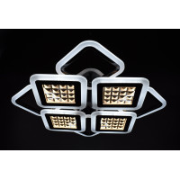 Люстра світлодіодна стельова LED світильник для квартири на стелю лед з пультом 26121 Чорний 11х54х62 см.