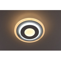 Современный круглый потолочный светильник LED для комнаты кухни ванной 25138 Белый 4х25х25 см.