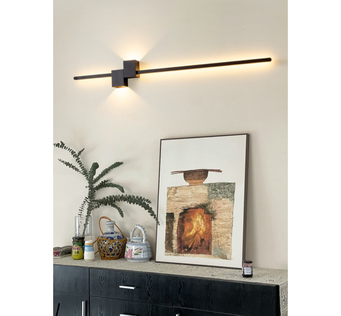 Бра LED 27376 Черный 6х15х80 см.