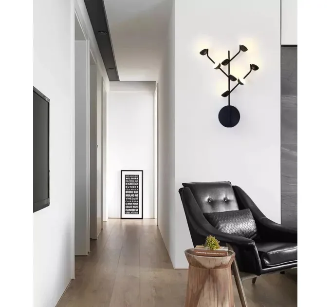 Бра LED 26273 Черный 47х38х9 см.