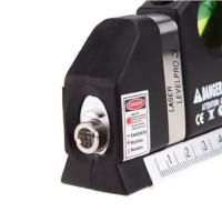Лазерний рівень Laser Level Pro 3 з вбудованою рулеткою, Високоточний лазерний рівень