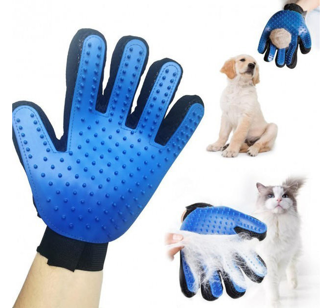 Перчатки для чистки животных Pet Gloves