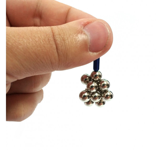 Разноцветный магнитный конструктор Buckyballs n Buckybars, 64 детали, Магнитный конструктор
