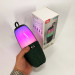 Портативная колонка TG644 5W с RGB подсветкой и ремешком, Беспроводная колонка мощная. Цвет: зеленый
