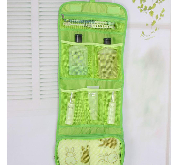 Органайзер дорожній сумочка Travel Storage Bag косметичка. Колір: зелений