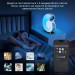 Ночник INSPIRE N70 APP 6W 2000 mAh, зарядное устройство с подсветкой и встроенным динамиком