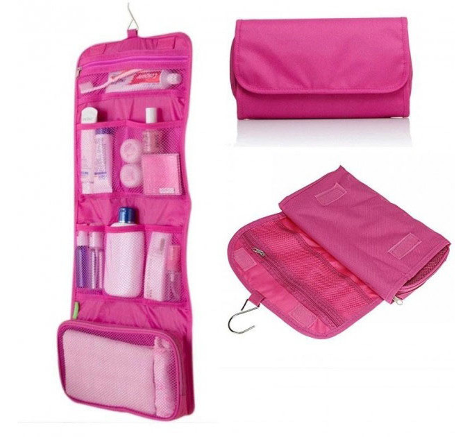 Органайзер дорожный сумочка косметичка Travel Storage Bag. Цвет: розовый