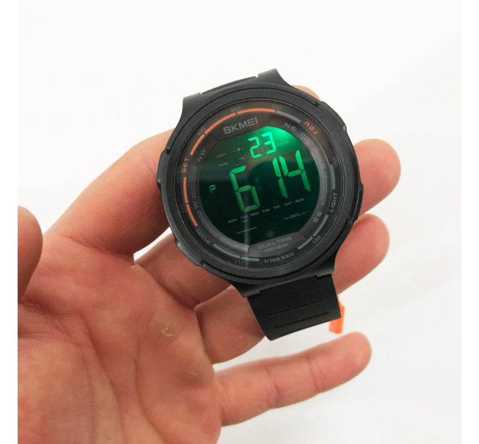 Годинники наручні чоловічі SKMEI 1841BK BLACK, для військовослужбовців, тактичні протиударні. Колір: чорний