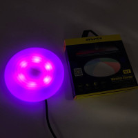 Беспроводная зарядка с подсветкой 7 цветов 10W 7 COLOR Awei W7 + WIRELESS CHARGE