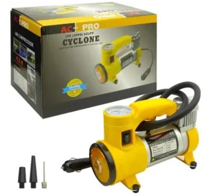 Автомобильный компрессор Cyclone 12V 150PSI портативный