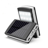 УМБ Power Bank Solar 40000 mAh мобільне зарядне із сонячною панеллю та лампою. Колір: чорний УМБ Power Bank Solar 40000 mAh мобільне зарядне із сонячною панеллю та лампою. Колір: чорний