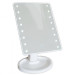 Дзеркало для макіяжу з 16 LED підсвічуванням Mirror White, Дзеркало, що світиться, для макіяжу. Колір: білий