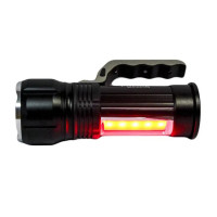 Професійний переносний ліхтар-прожектор Bailong S912-XPE+COB(white+red) 2 режими роботи