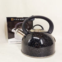 Чайник із свистком Edenberg EB-1440 з мармуровим покриттям 3л Black