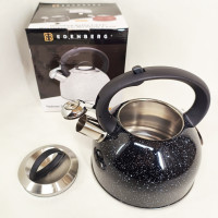 Чайник із свистком Edenberg EB-1440 з мармуровим покриттям 3л Black