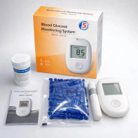 Глюкометр Glucose Meter GLM-76 с тест-полосками 50 шт – прибор для измерения сахара в крови