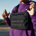 Тактическая нагрудная сумка с Cordura 1000D, мужская разгрузка черная