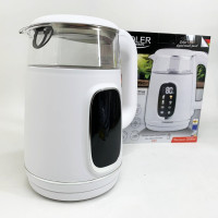 Чайник електричний Adler AD 1305 1.7Л 2200Вт White Silver