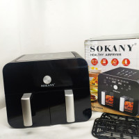 Мультипіч SOKANY SK-10008 на 10 л Аерофритюрниця з таймером та терморегулятором, Аерогриль