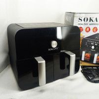 Мультипіч SOKANY SK-10008 на 10 л Аерофритюрниця з таймером та терморегулятором, Аерогриль