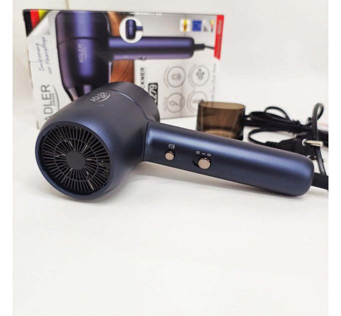 Фен для укладки с ионизацией Adler AD 2279b 1800Вт