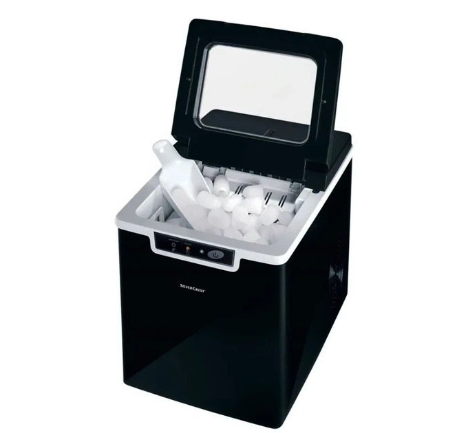 Льдогенератор для дома и бара Silver Crest SEMK 105 A1 1.8 л с индикатором добавления воды и наполнения