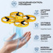 Квадрокоптер з керуванням жестами та підсвічуванням Apex Drone автозависання та визначення перешкод
