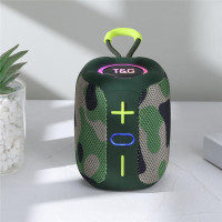 Портативная Bluetooth колонка TG658 8W с RGB подсветкой, Громкая блютуз колонка. Цвет: камуфляж